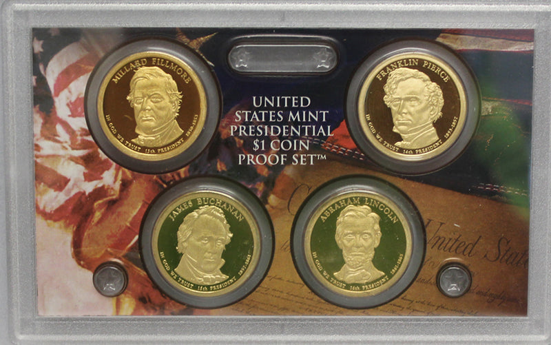 2010 Presidential Dollar Proof Set (OGP) 4 coins
