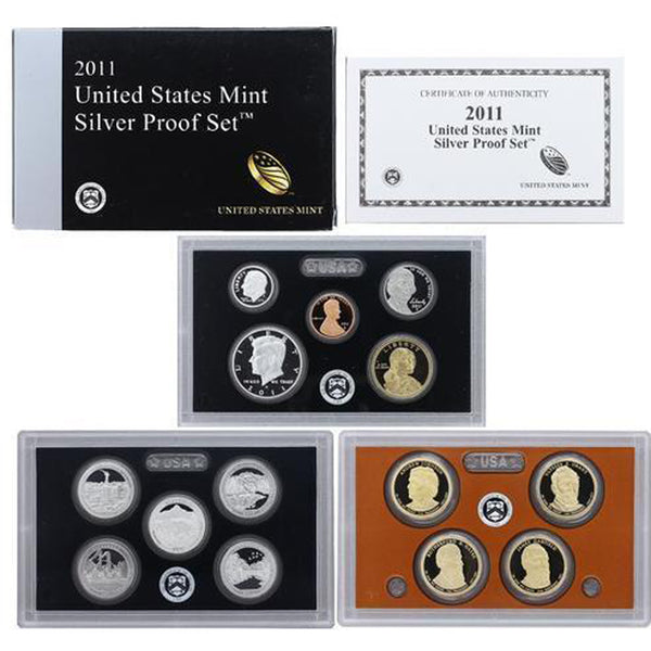 2011 Silver Proof Set (OGP) 14 coins