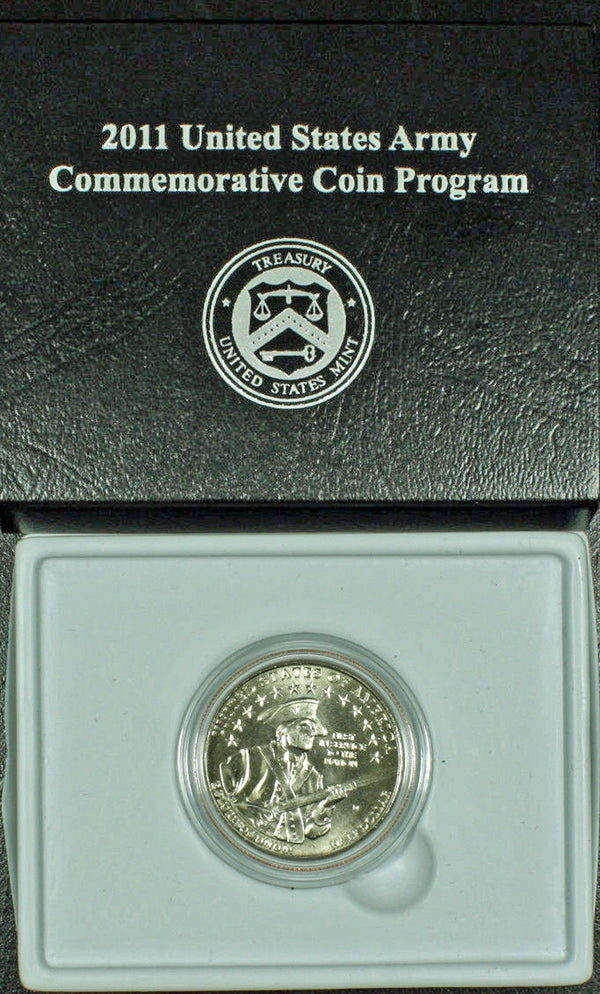 2011-D US Army Uncirculated Commemorative Half Dollar Clad OGP