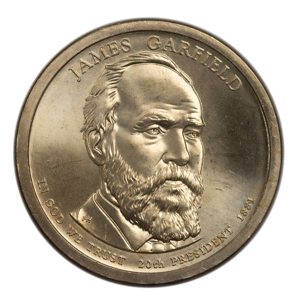 2011 -D James Garfield Presidential Dollar BU Clad US Coin