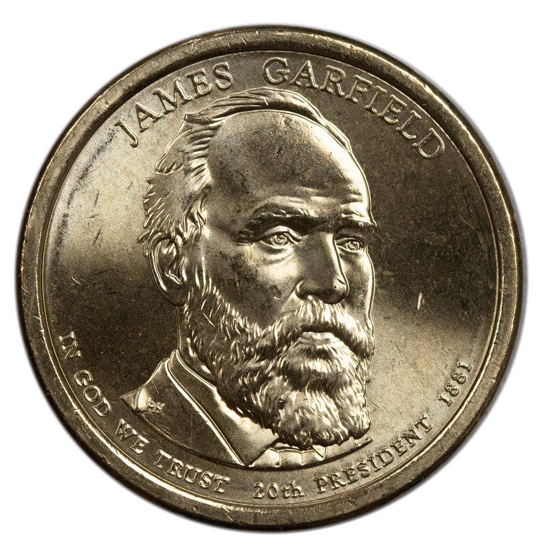 2011 James Garfield Presidential Dollar Bank Roll Sealed BU Clad 25 US Coin