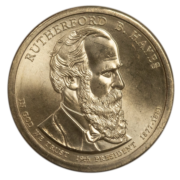 2011 -D Rutherford Hayes Presidential Dollar BU Clad US Coin