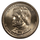 2011 Andrew Johnson Presidential Dollar Bank Roll Sealed BU Clad 25 US Coin