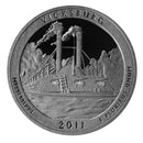2011 S Parks ATB Quarter Vicksburg Gem Deep Cameo Proof CN-Clad