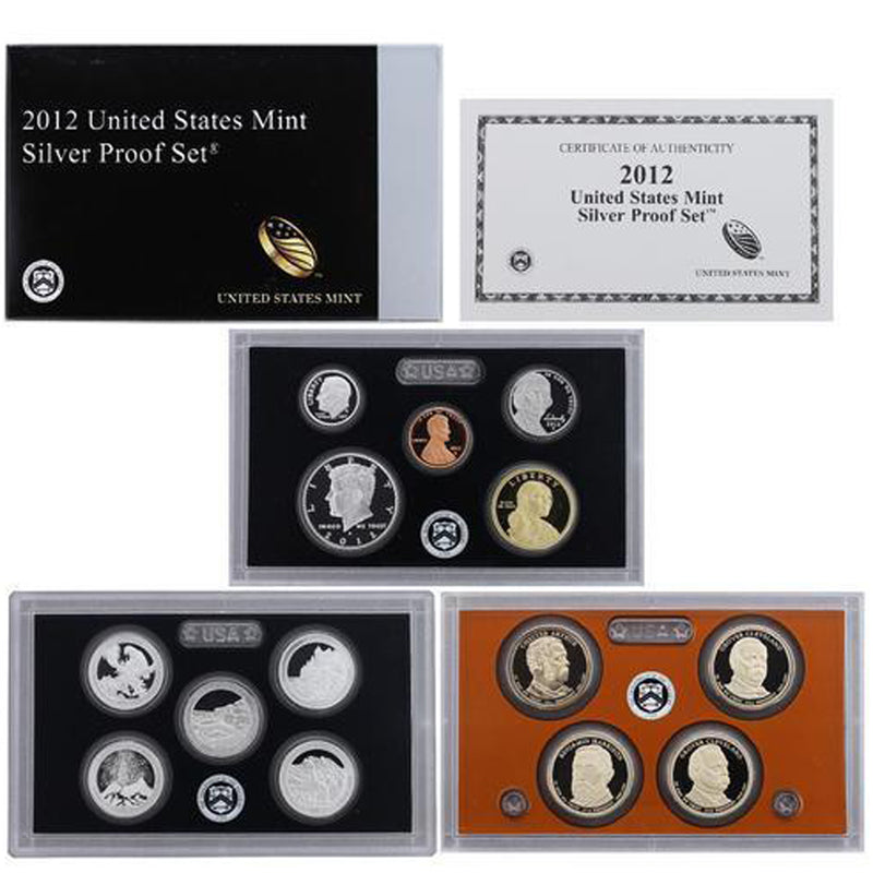 2012 Silver Proof Set (OGP) 14 coins