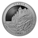 2012 S Parks ATB Quarter Acadia Gem Deep Cameo Proof CN-Clad