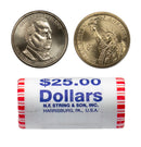 2012 Grover Cleveland 2nd Presidential Dollar Bank Roll Sealed BU Clad 25 US Coin