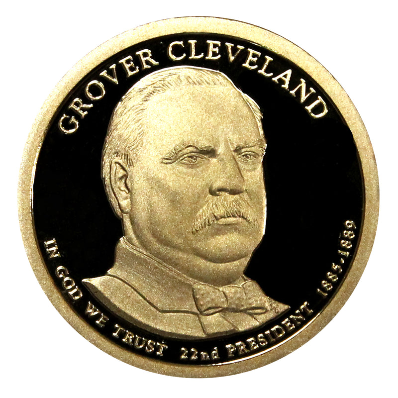 2012-S Grover Cleveland Presidential Proof Dollar Gem Deep Cameo US Coin 1st term