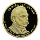 2012 S Presidential Dollar Proof Roll (20 Coins) Arthur Harrison Cleveland Cleveland