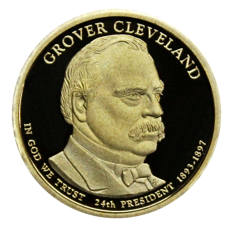 2012-S Grover Cleveland Presidential Proof Dollar Gem Deep Cameo US Coin 2nd term