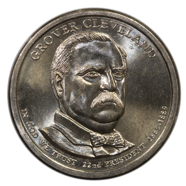 2012 -D Grover Cleveland 1st term Presidential Dollar BU Clad US Coin