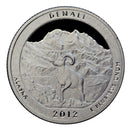 2012 S Parks ATB Quarter Denali Gem Deep Cameo Proof 90% Silver