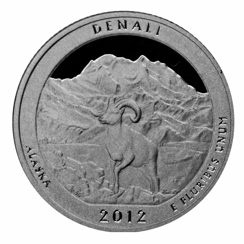 2012 S Parks Quarter ATB Gem Deep Cameo Proof Roll CN-Clad (40 Coins)