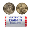 2012 Benjamin Harrison Presidential Dollar Bank Roll Sealed BU Clad 25 US Coin