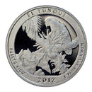 2012 S Parks ATB Quarter El Yunque Gem Deep Cameo Proof 90% Silver