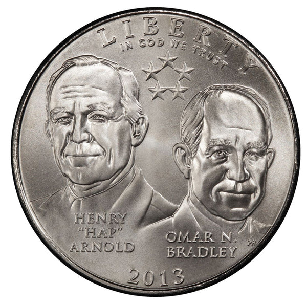 2013-D 5 Star Generals Uncirculated Commemorative Half Dollar Clad OGP