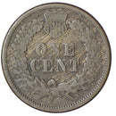 1865 -P Indian Head cent 1c - FN Fine Condition (2013)