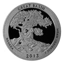 2013 S Parks Quarter ATB Gem Deep Cameo Proof Roll CN-Clad (40 Coins)