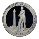 2013 S Parks ATB Quarter Perry's Victory Gem Deep Cameo Proof 90% Silver