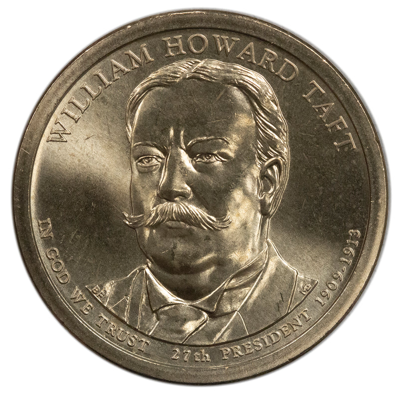 2013 -D William Taft Presidential Dollar BU Clad US Coin