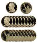 2013 S Woodrow Wilson Presidential Dollar Proof Roll (20 Coins)