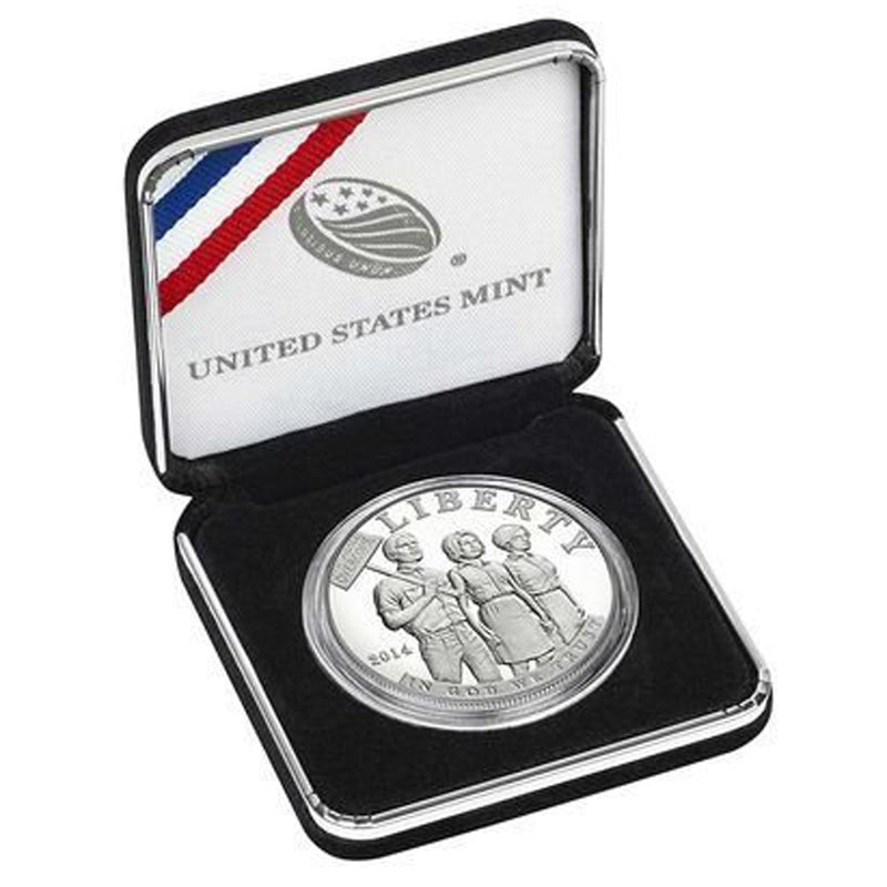 2014-P Civil Rights Act Proof Commemorative Dollar 90% Silver OGP