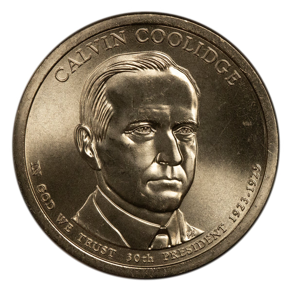 2014 -D Calvin Coolidge Presidential Dollar BU Clad US Coin