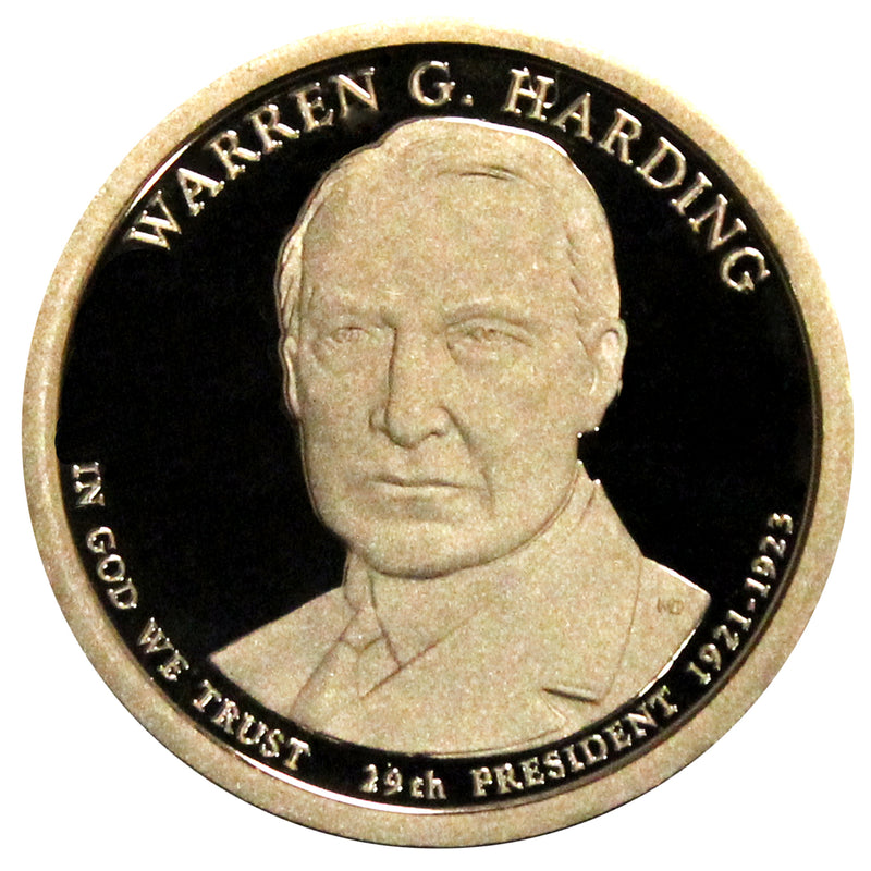 2014-S Warren Harding Presidential Proof Dollar Gem Deep Cameo US Coin