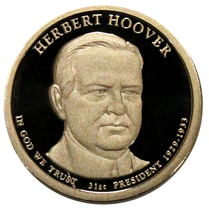 2014-S Herbert Hoover Presidential Proof Dollar Gem Deep Cameo US Coin