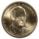 2014 Theodore Roosevelt Presidential Dollar Bank Roll Sealed BU Clad 25 US Coin