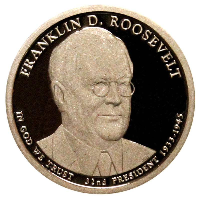 2014-S Franklin Roosevelt Presidential Proof Dollar Gem Deep Cameo US Coin