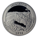 2014 S Parks ATB Quarter Shenandoah Gem Deep Cameo Proof CN-Clad