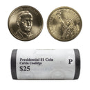 2014 -P Calvin Coolidge Presidential Dollar Mint Roll BU 25 US Coin