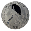 2015 S Parks ATB Quarter Blue Ridge Parkway Gem Deep Cameo Proof CN-Clad