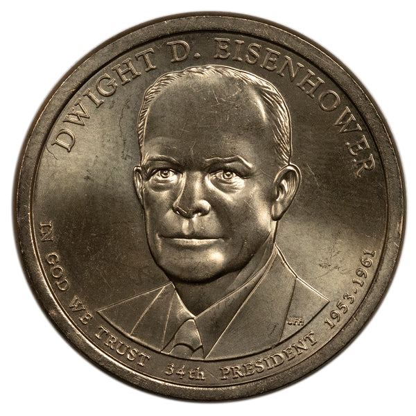 2015 -D Dwight Eisenhower Presidential Dollar BU Clad US Coin