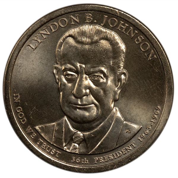 2015 -D Lyndon Johnson Presidential Dollar BU Clad US Coin