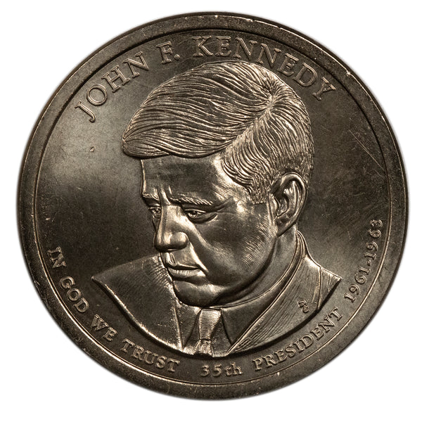 2015 -P John Kennedy Presidential Dollar BU Clad US Coin