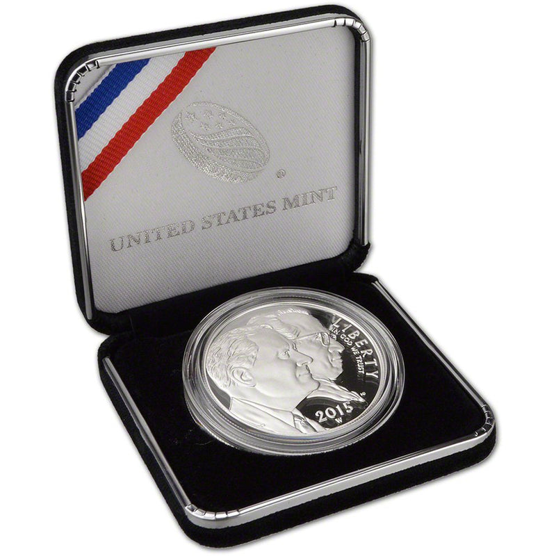 2015-W March of Dimes Proof Commemorative Dollar 90% Silver OGP