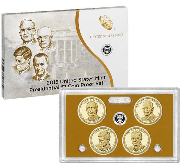 2015 Presidential Dollar Proof Set (OGP) 4 coins
