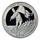 2016 S Parks ATB Quarter Fort Moultrie Gem Deep Cameo Proof CN-Clad