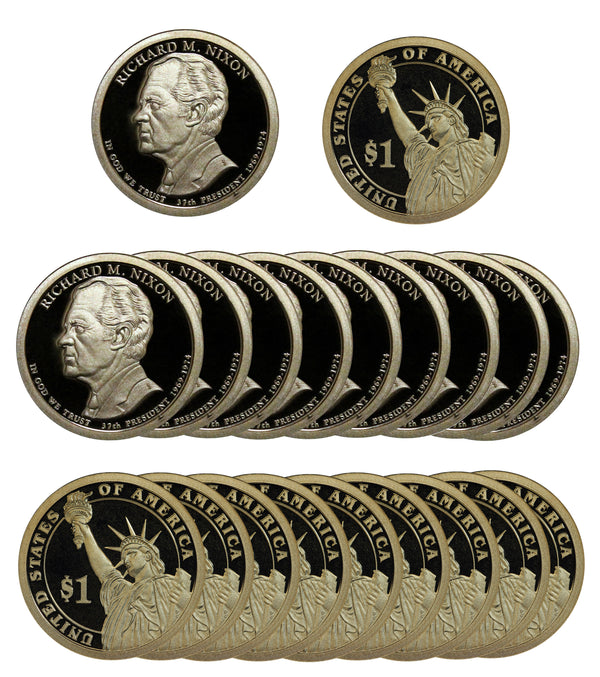 2016 S Richard Nixon Presidential Dollar Proof Roll (20 Coins)