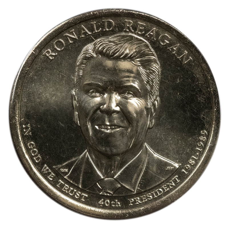 2016 -P Ronald Reagan Presidential Dollar BU Clad US Coin
