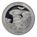 2016 S Parks ATB Quarter Shawnee Gem Deep Cameo Proof 90% Silver