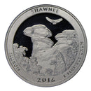 2016 S Parks ATB Quarter Shawnee Gem Deep Cameo Proof CN-Clad