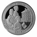 2017 S Parks ATB Quarter Ellis Island Gem Deep Cameo Proof CN-Clad