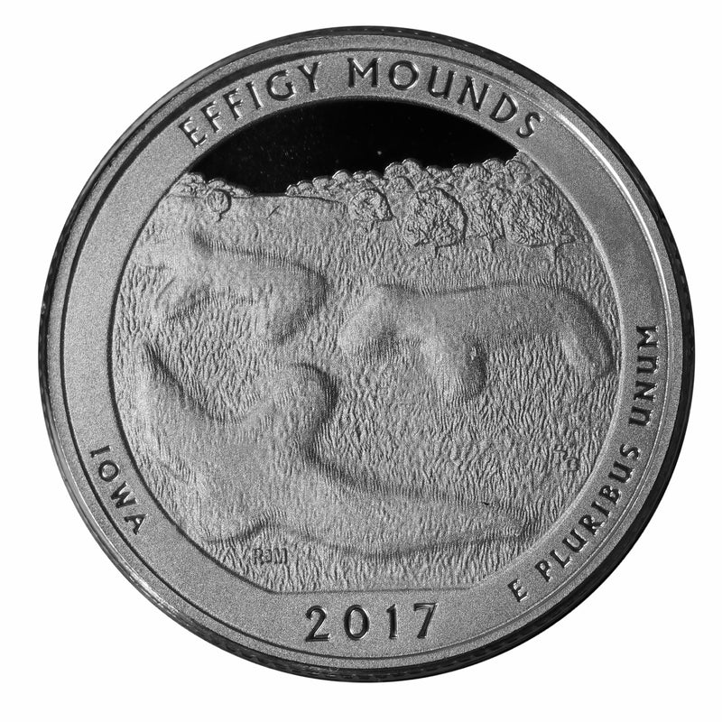 2017 S Parks Quarter ATB Gem Deep Cameo Proof Roll CN-Clad (40 Coins)