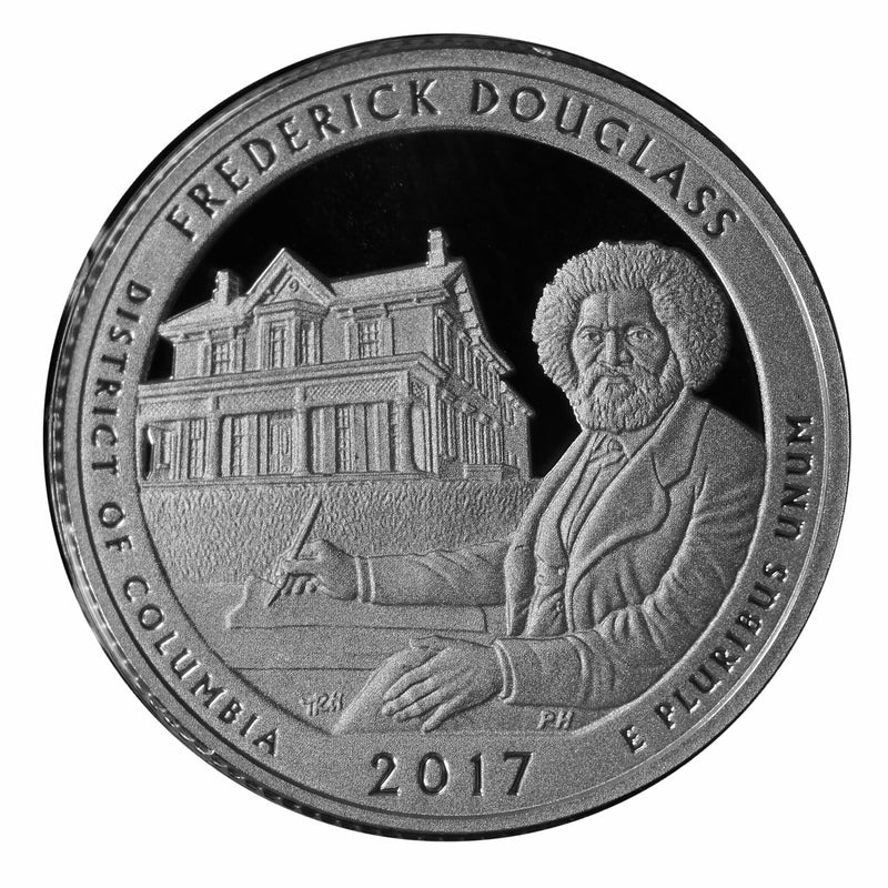 2017 S Parks ATB Quarter Frederick Douglass Gem Deep Cameo Proof CN-Clad