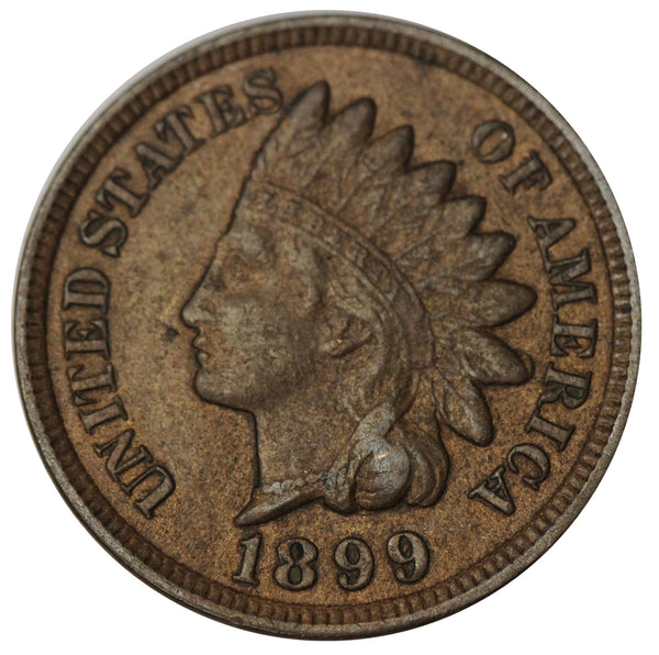 1899 -P Indian Head cent 1c - XF Extra Fine Condition (2018)