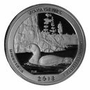2018 S Parks ATB Quarter Voyageurs Gem Deep Cameo Proof CN-Clad