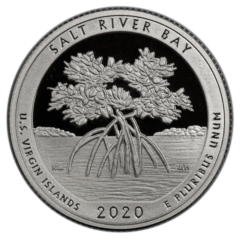 2020 S Parks ATB Salt River Bay Gem Deep Cameo Proof 90% Silver